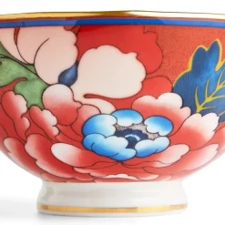 Wedgwood Paeonia Blush Teacup & Saucer Red- Teacups & Saucers