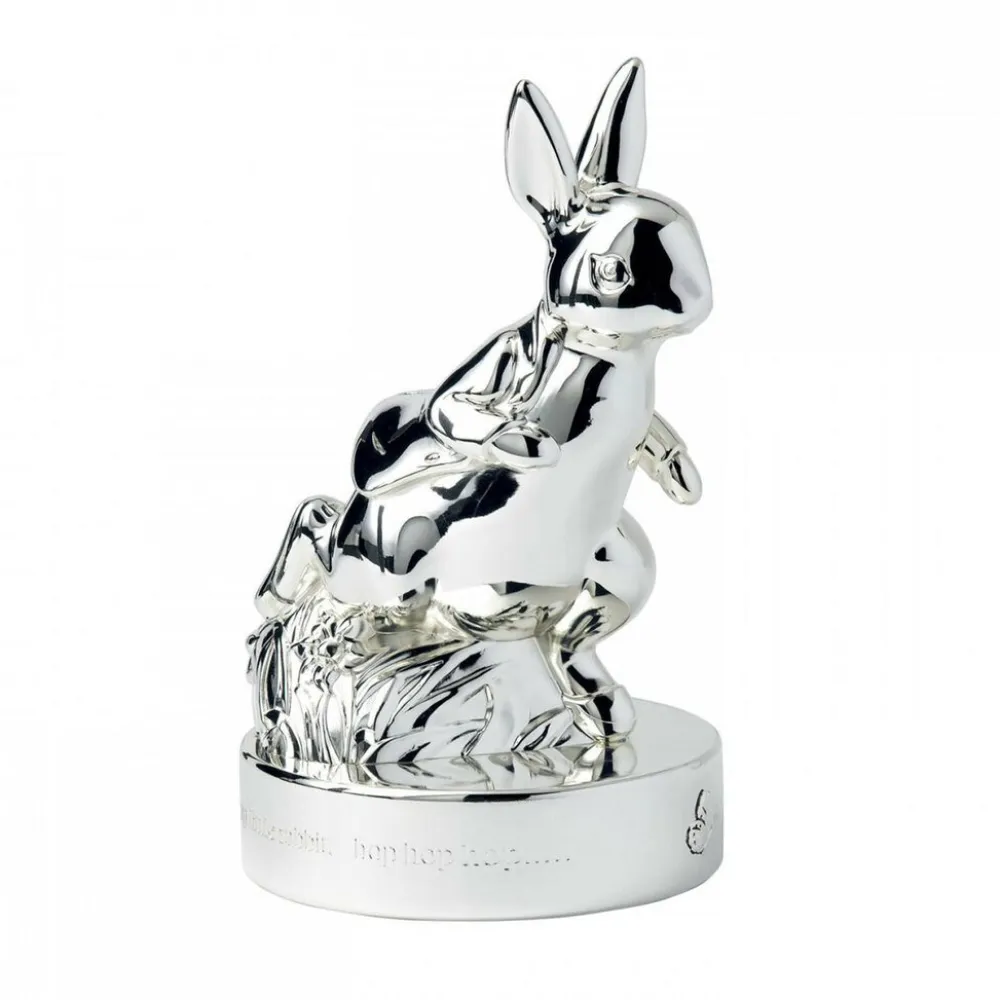 Wedgwood Peter Rabbit Silver Money Box- Peter Rabbit