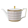 Wedgwood Renaissance Red Teapot- Teapots