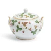 Wedgwood Wild Strawberry Covered Sugar- Creamers & Sugar Bowls