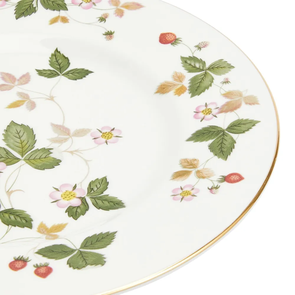 Wedgwood Wild Strawberry Peony Teacup & Saucer- Teacups & Saucers