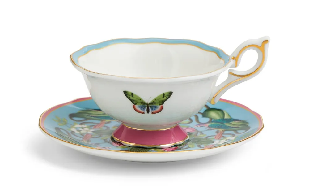 Wedgwood Wonderlust Menagerie Teacup & Saucer- Teacups & Saucers