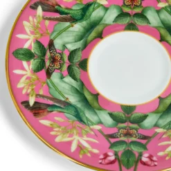 Wedgwood Wonderlust Pink Lotus Teacup & Saucer- Teacups & Saucers
