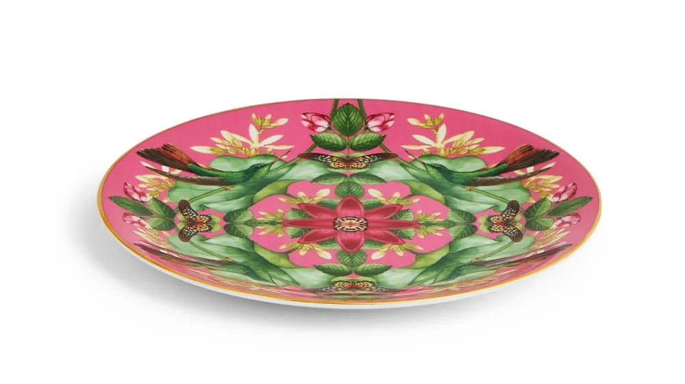 Wedgwood Wonderlust Pink Lotus 20 cm Plate- Tea Plates