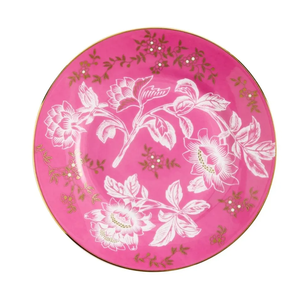 Wedgwood Wonderlust Pink Tonquin 8" Plate- Tea Plates