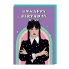 Wednesday Addams Unhappy Birthday Card- Greeting Cards
