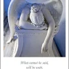 Weeping Angel Sympathy Card- Greeting Cards