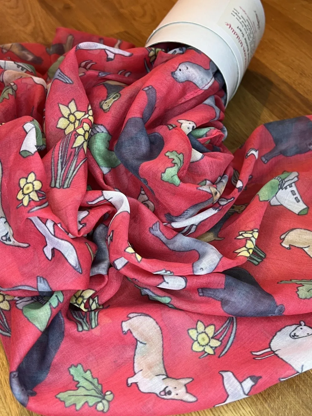 Welsh Wildlife Recycled Bottle Scarf- Scarves & Wraps