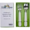 White Baby Flatware Set- Children's Tabletop