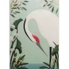 White Crane Greeting Card- Greeting Cards