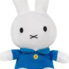 White Miffy 8" Plush Toy with Blue Dress- Soft Toys|Toys