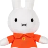 White Miffy 8" Plush Toy with Orange Dress- Soft Toys|Toys