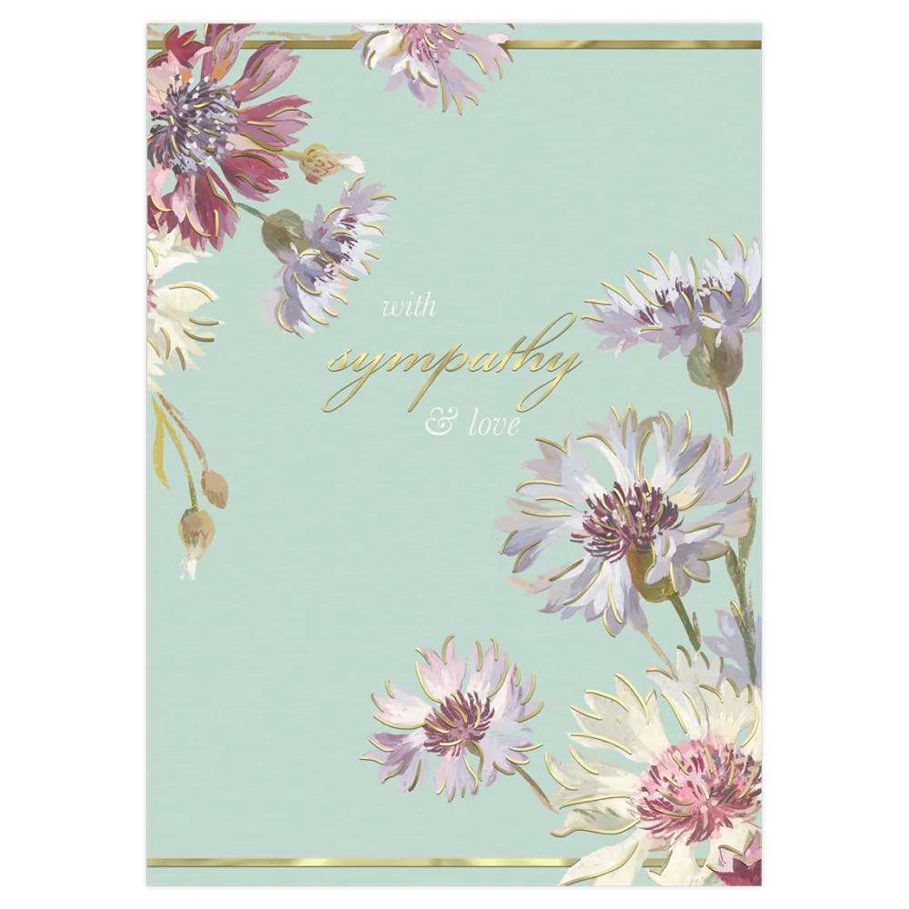 Wildflowers Sympathy Card- Greeting Cards
