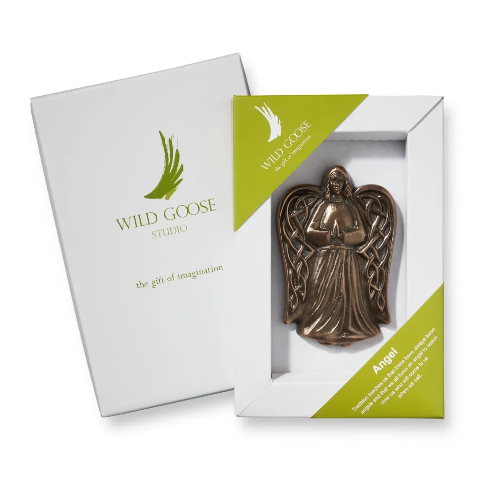 Wild Goose Studio Angel Wall Plaque- Wall Decor|Wild Goose Bronzes