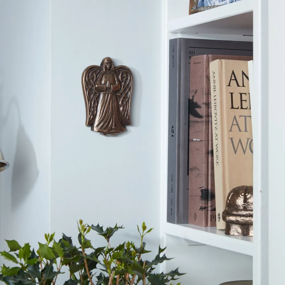 Wild Goose Studio Angel Wall Plaque- Wall Decor|Wild Goose Bronzes