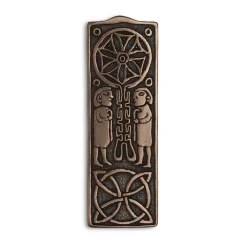 Wild Goose Studio Celtic Cross of Journeys & Meetings Plaque- Wall Decor|Wild Goose Bronzes