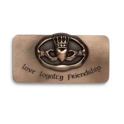 Wild Goose Studio Claddagh Love Loyalty Friendship Plaque- Wall Decor|Wild Goose Bronzes