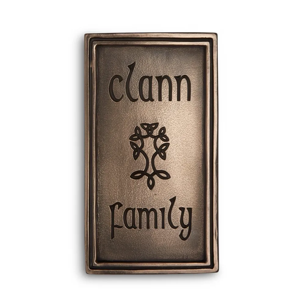 Wild Goose Studio Clann Family Celtic Tree Plaque- Wall Decor|Wild Goose Bronzes