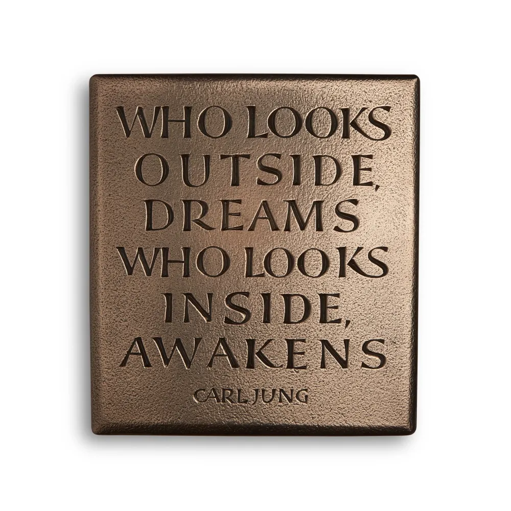Wild Goose Studio Who Looks Outside, Dreams Plaque- Wall Decor|Home Accents