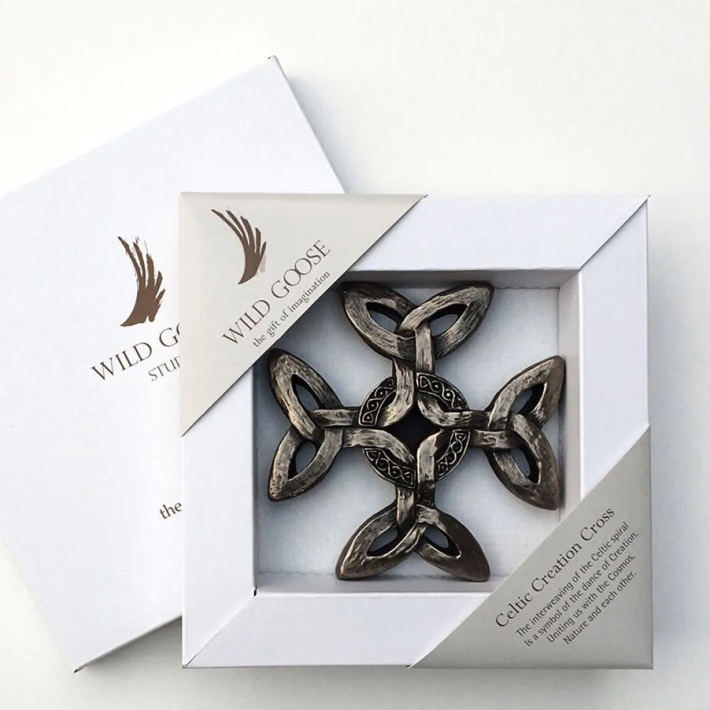 Wild Goose Studio Wild Goose Celtic Creation Cross (Boxed)- Wall Decor|Wild Goose Bronzes