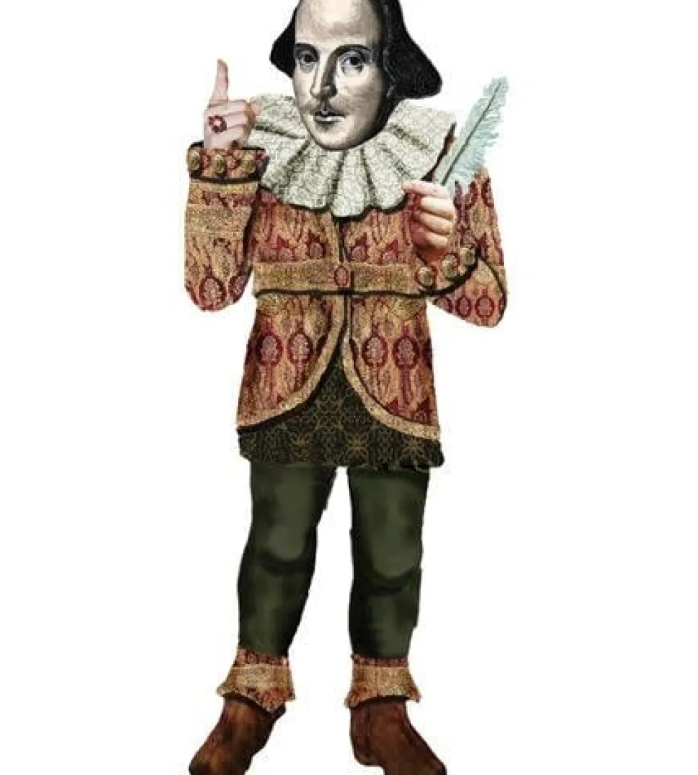 William Shakespeare Quotable Notable Greeting Card- Cultural Icons|Greeting Cards