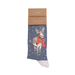 Wrendale 'All Wrapped Up' Donkey Men's Socks- Socks