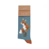 Wrendale 'Bright Eyed & Bushy Tailed' Fox Men's Socks- Socks