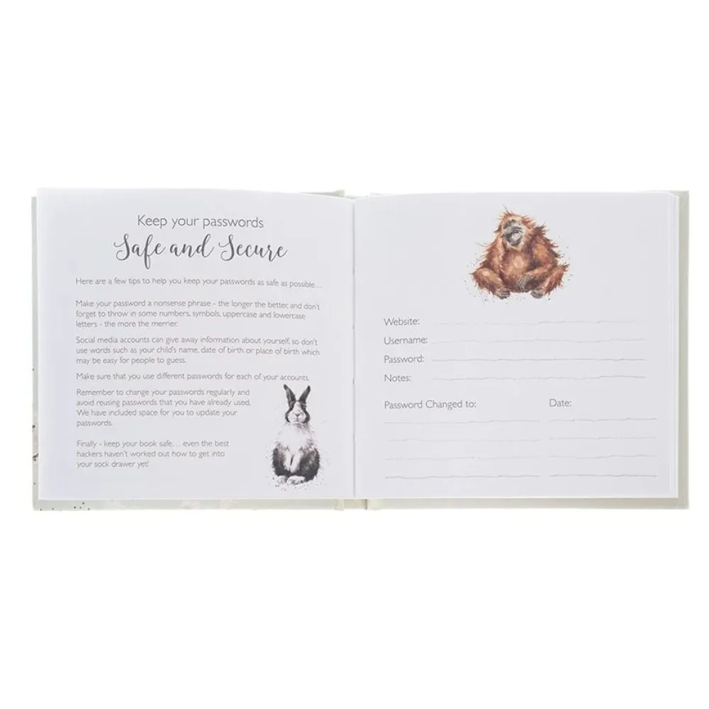 Wrendale Busy Bee Password Book- Journals & Other Stationery