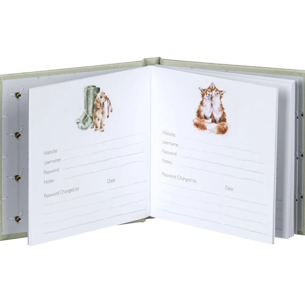 Wrendale Busy Bee Password Book- Journals & Other Stationery