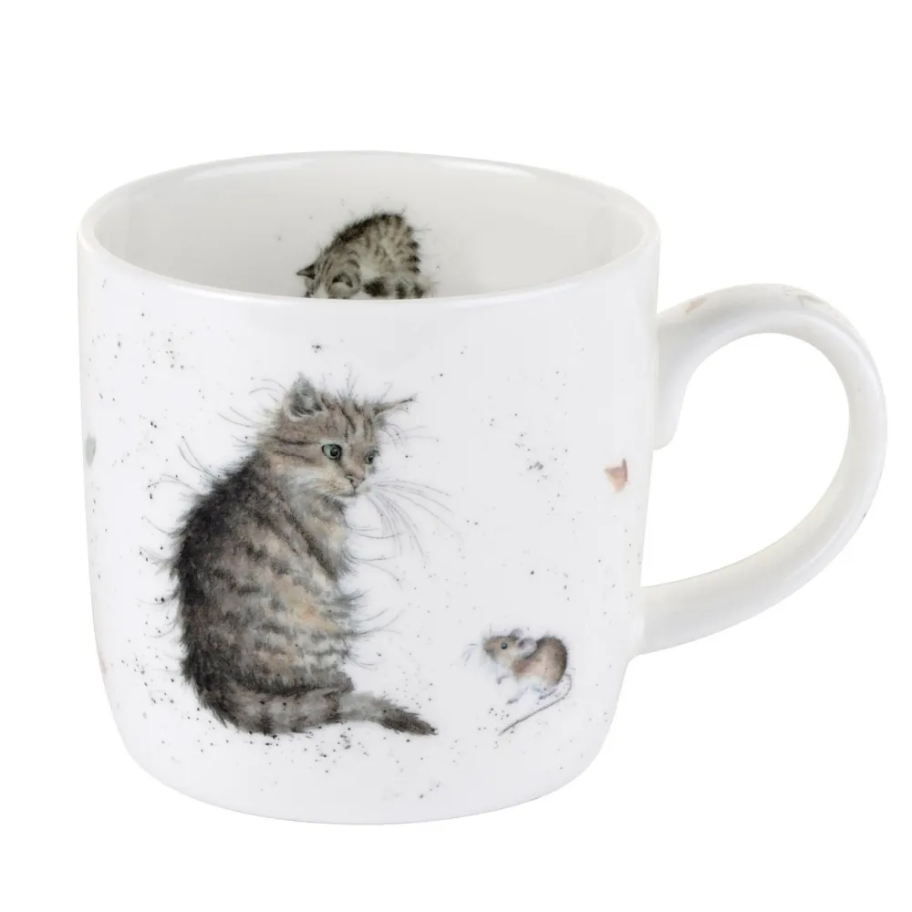 Wrendale Cat & Mouse Large Mug- Assorted Mugs
