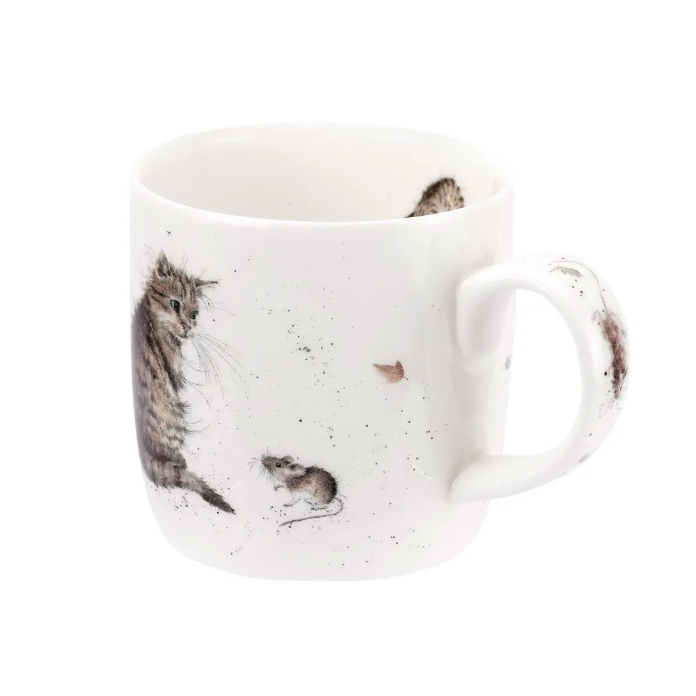 Wrendale Cat & Mouse Large Mug- Assorted Mugs