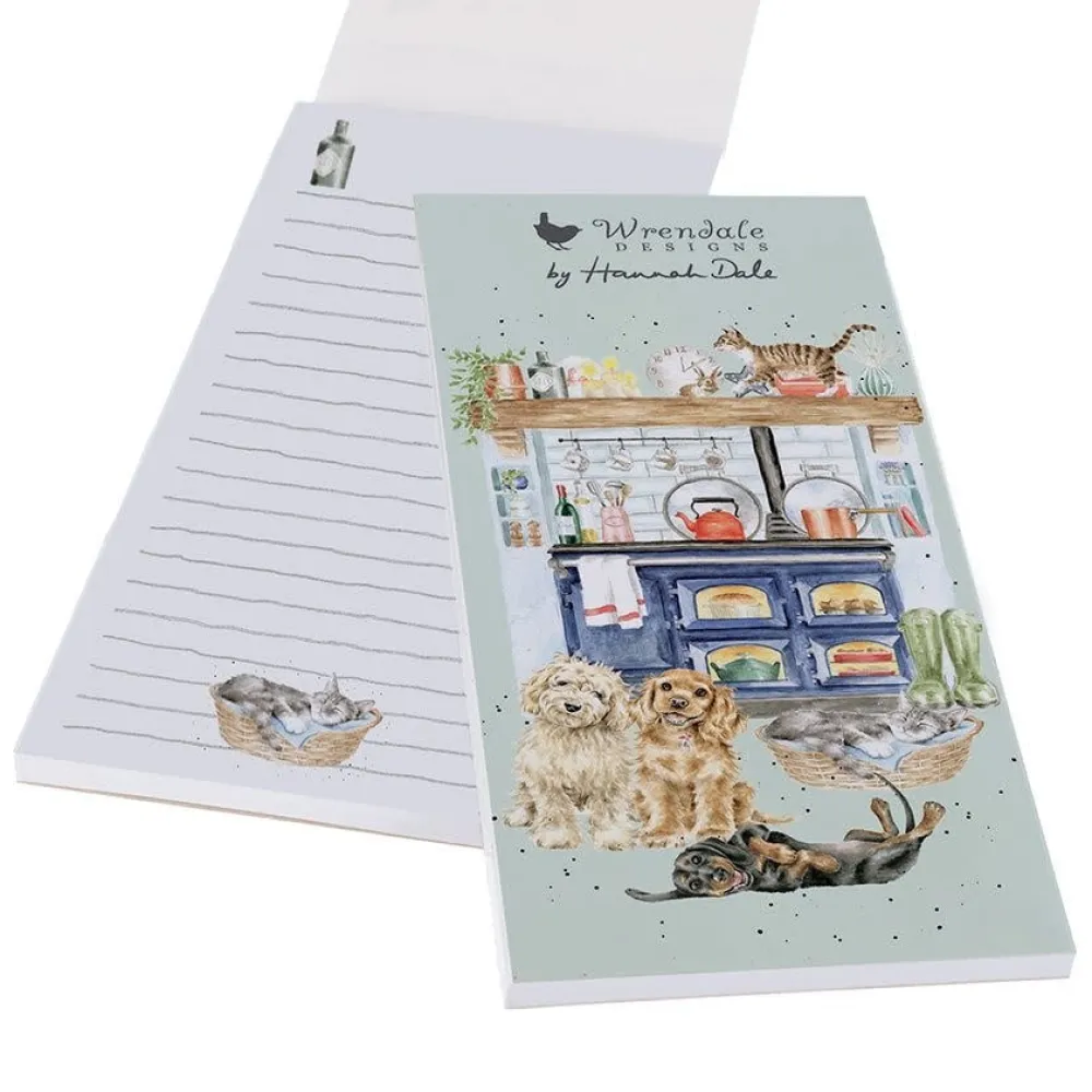 Wrendale Country Kitchen Dog Shopping Pad- Journals & Other Stationery