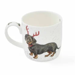 Wrendale 'Dachsund Through the Snow' Small Mug- Assorted Mugs
