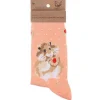 Wrendale 'Diet Starts Tomorrow' Hamster Women's Socks- Socks