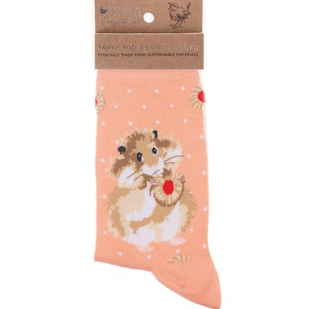 Wrendale 'Diet Starts Tomorrow' Hamster Women's Socks- Socks