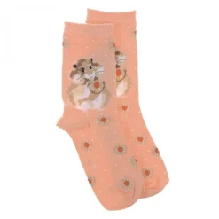 Wrendale 'Diet Starts Tomorrow' Hamster Women's Socks- Socks