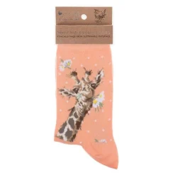 Wrendale 'Flowers' Giraffe Women's Socks- Socks