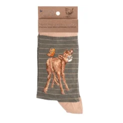 Wrendale 'Flutterly Fabulous' Cow Women's Socks- Socks