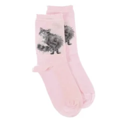 Wrendale 'Glamour Puss' Cat Women's Socks- Socks