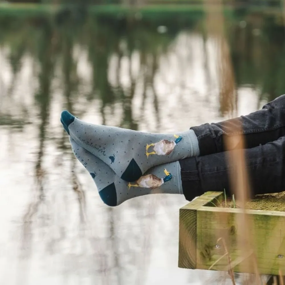Wrendale 'Guard Duck' Duck Men's Socks- Socks