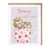 Wrendale 'Hammy Anniversary' Hamster Anniversary Card- Greeting Cards