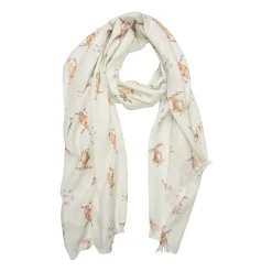 Wrendale 'Hare-brained' Hare Scarf- Scarves & Wraps