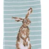 Wrendale 'Hare & the Bee' Hare Striped Pale Blue Women's Socks- Socks