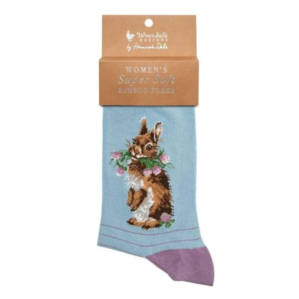Wrendale 'Head Clover Heels' Rabbit Women's Socks- Socks