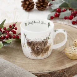 Wrendale Highland Star Cow Small Mug- Assorted Mugs