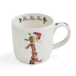 Wrendale 'Ho Ho Ho' Giraffe Small Mug- Assorted Mugs