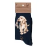 Wrendale 'Hopeful' Labrador Navy Women's Socks- Socks