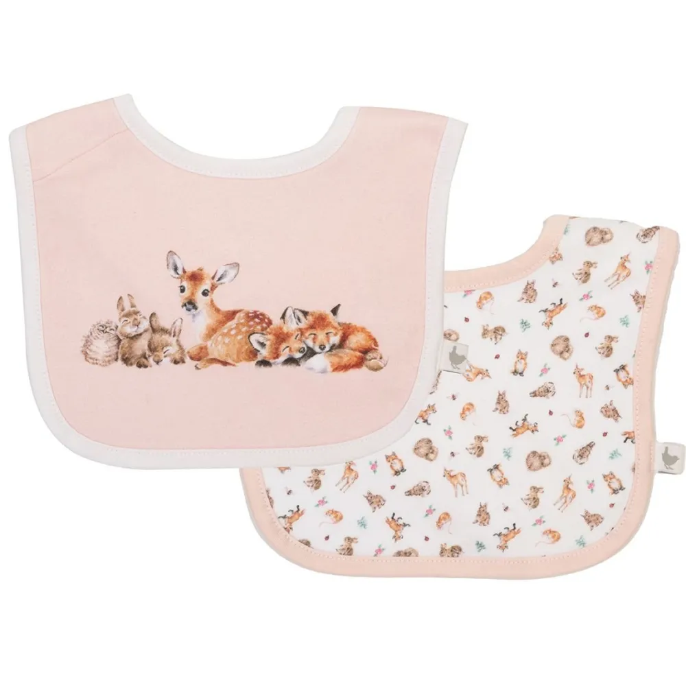 Wrendale 'Little Forest' Woodland Animal Little Wren Bib Gift Set- Childrenswear|Toys