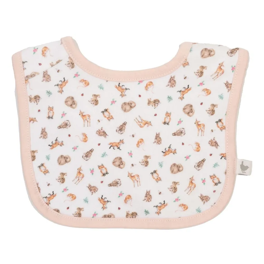 Wrendale 'Little Forest' Woodland Animal Little Wren Bib Gift Set- Childrenswear|Toys