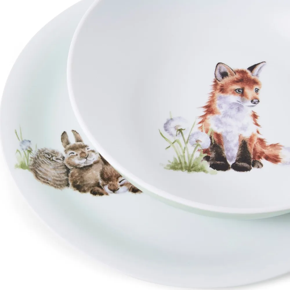 Wrendale Little Wren Child's Plate & Bowl Set- Children's Tabletop